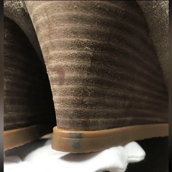 Lauren Ralph Lauren Denver Women's Chukka Tan Brown Suede Leather Wedge Size 9B - Picture 12 of 16